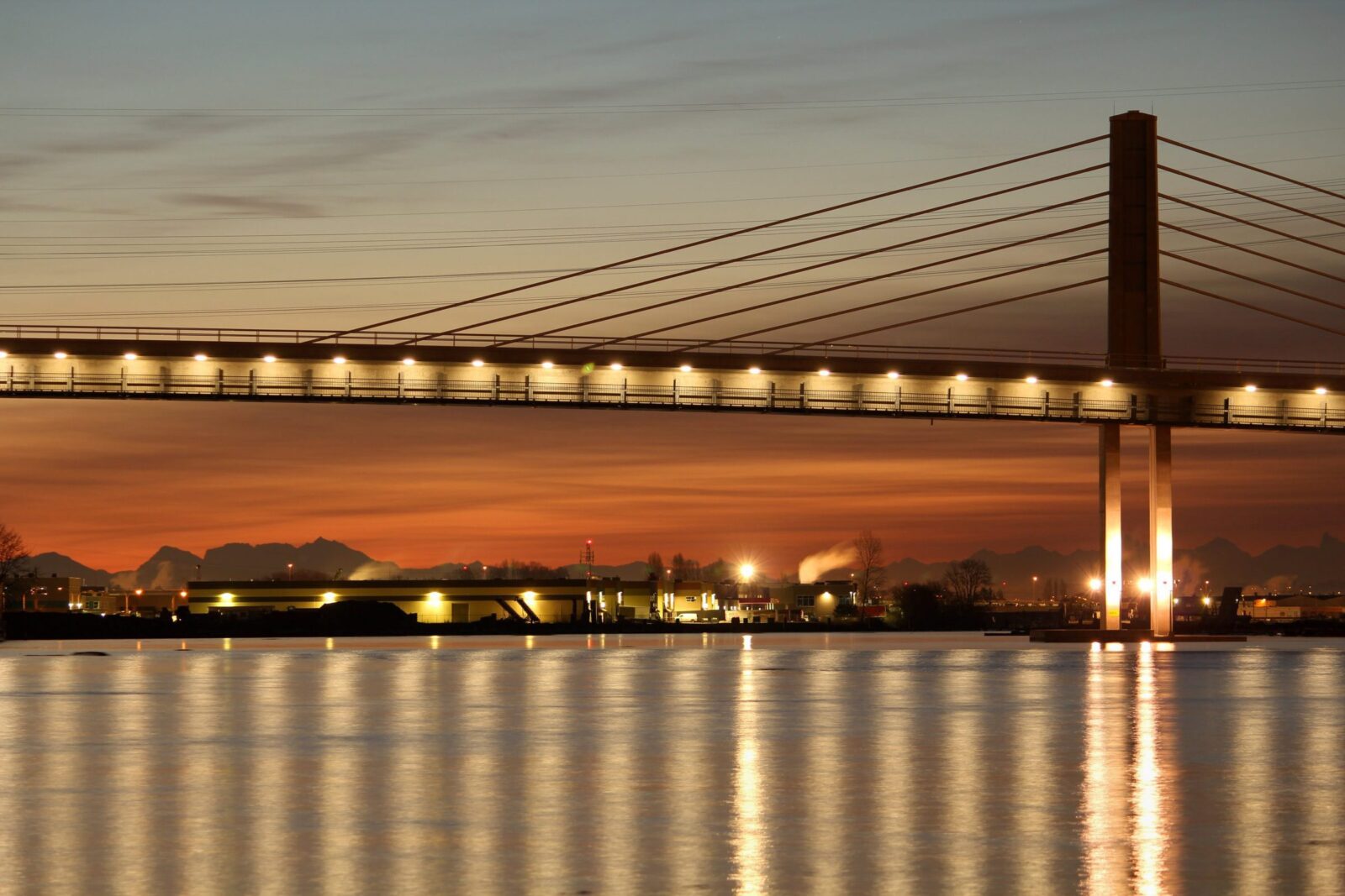 The Golden Gate bridge