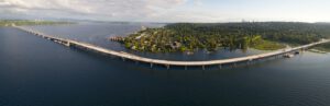Seattle's evergreen point floating bridge