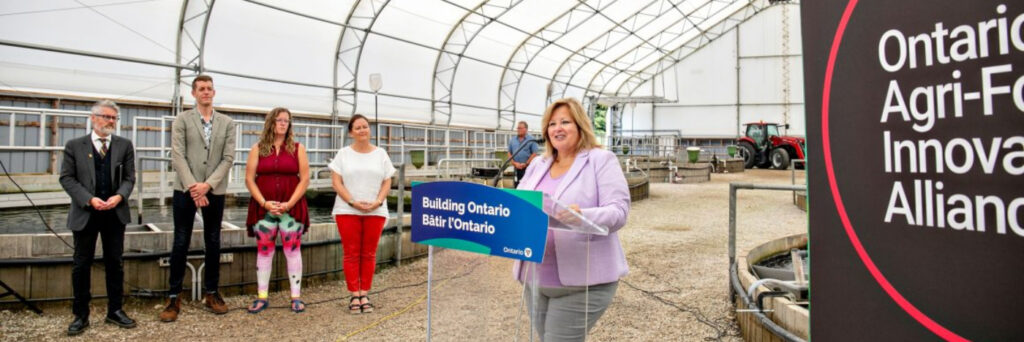 RAS facility at University of Guelph in Canada