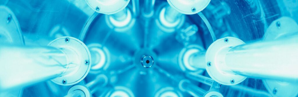 Closeup of a UV system