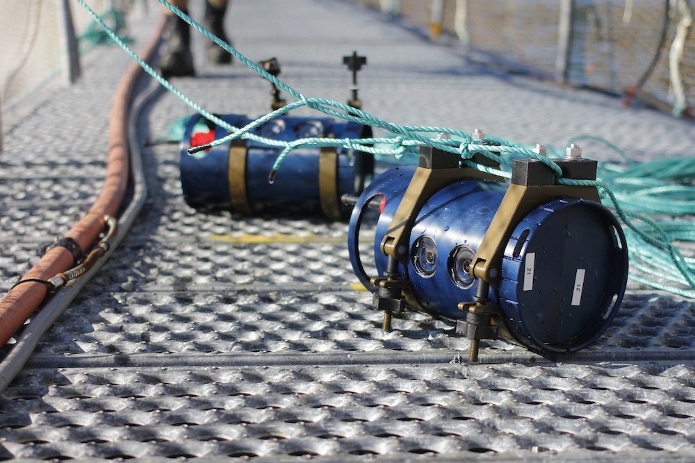 Two BiomassPro Cameras on Dock